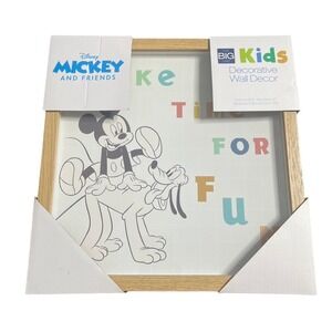 Disney‎ Mickey and Friends Decorative Wall Art Shadow Box Frame Kids Decor